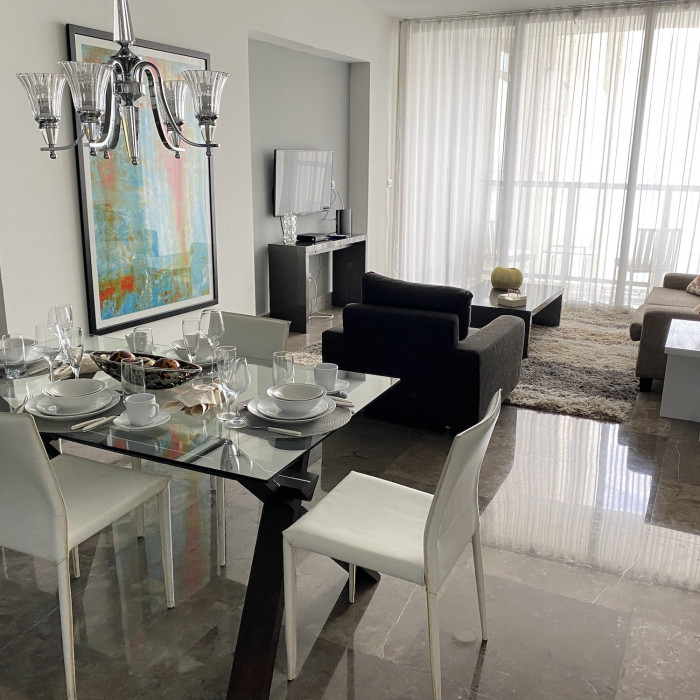 Apartamento modelo K totalmente amueblado en alquiler en Yoo&Arts Panama